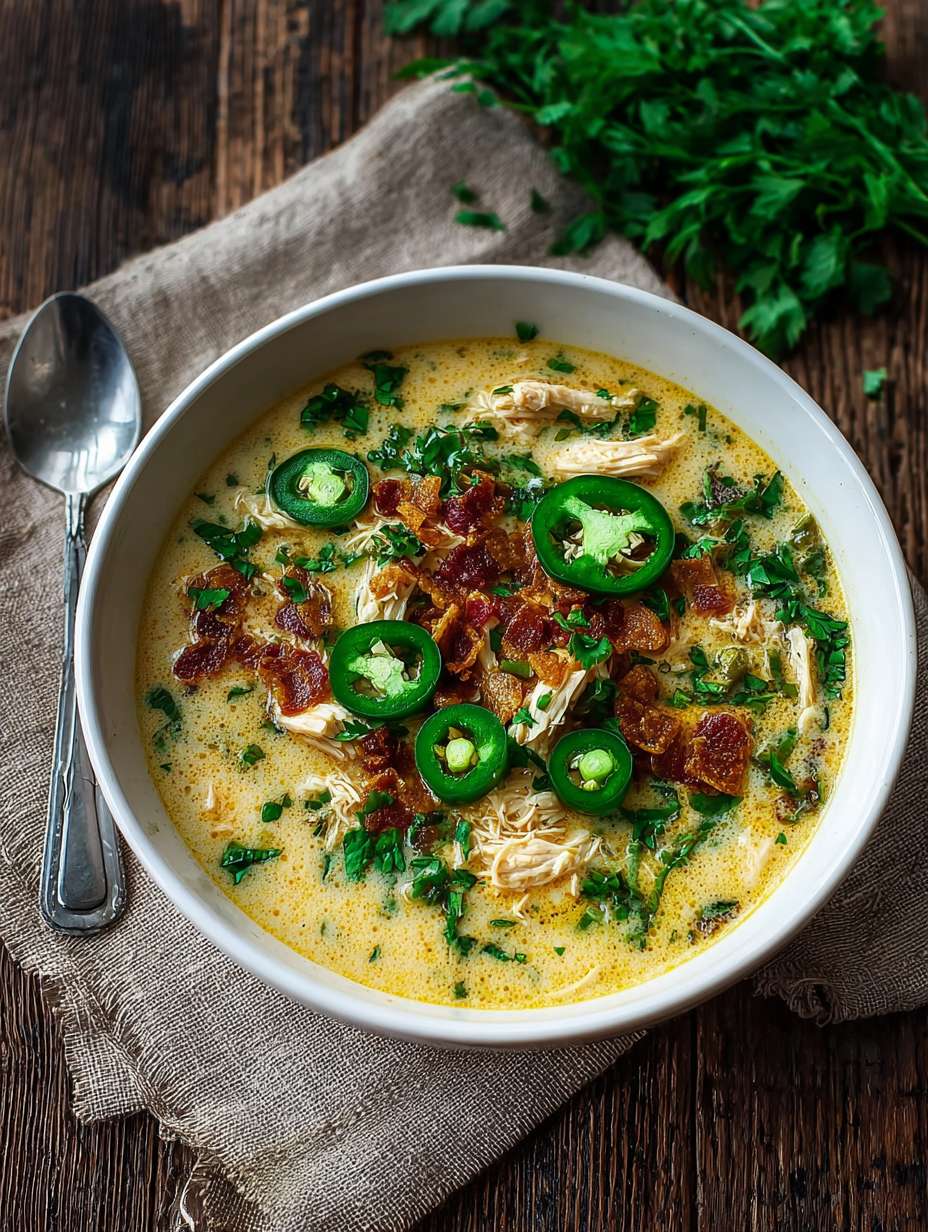 Cozy Spicy Jalapeño Popper Chicken Soup image 2