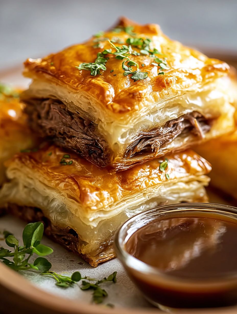 Crispy Shredded Beef Puffs with Dipping Sauce image 2