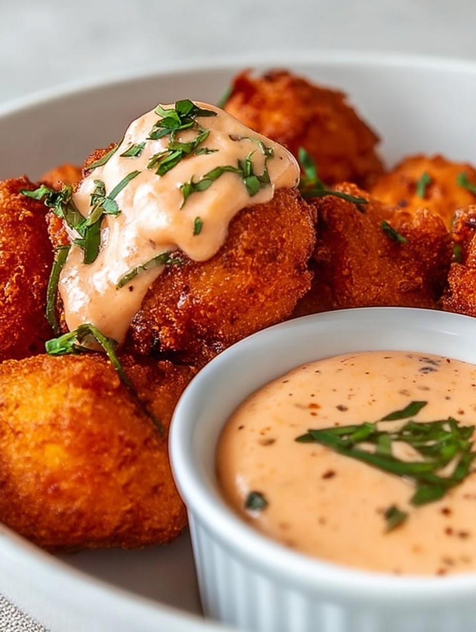 Crispy Sweet Potato Fritters with Creamy Dip image 2