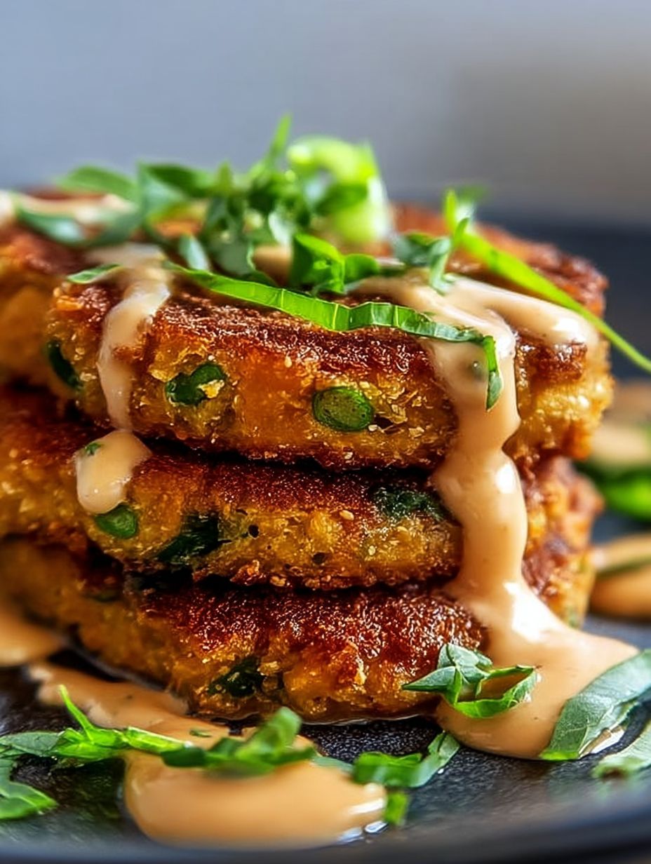 Healthy Crispy Zucchini & Sweet Potato Fritters image 2