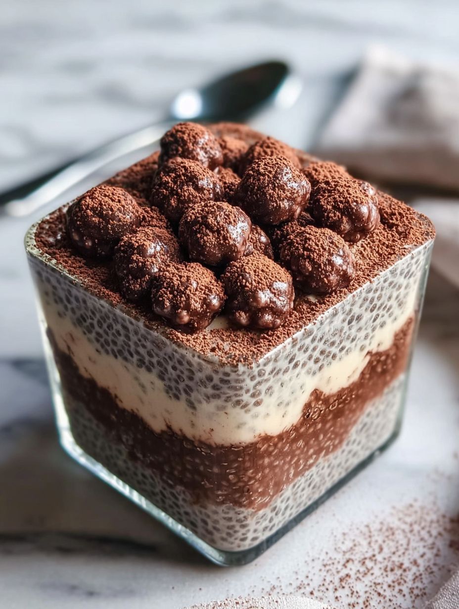 Healthy Tiramisu Chia Pudding | Easy No-Bake Treat image 2