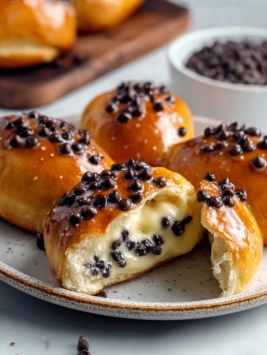 Melt-in-Your-Mouth Custard Chocolate Chip Brioche image 2
