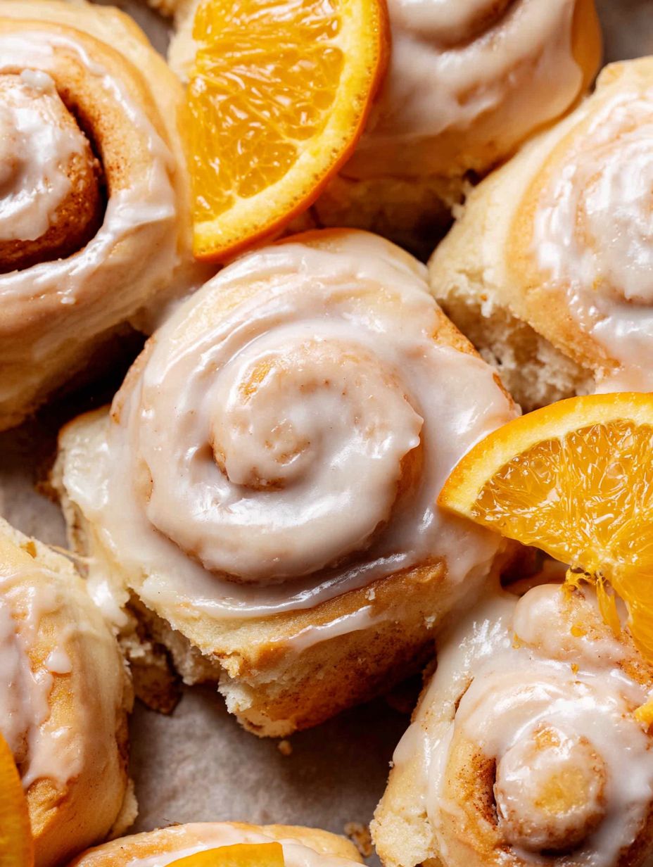 Melt-in-Your-Mouth Orange Glazed Cinnamon Rolls image 2