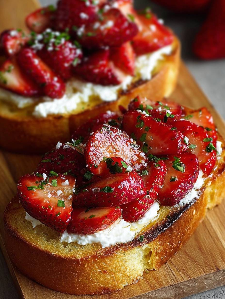 Perfect Whipped Ricotta & Strawberry Toast image 2