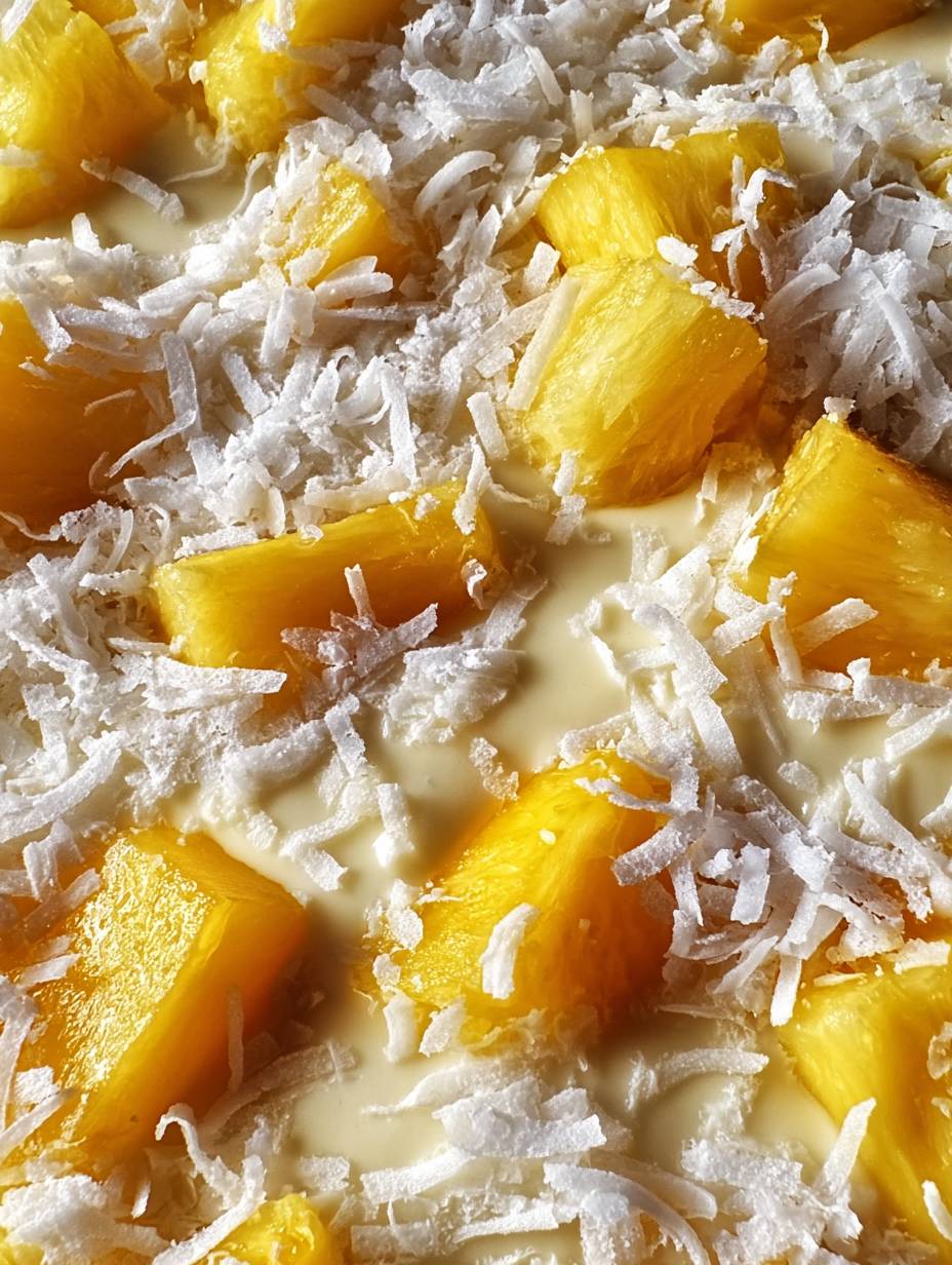 Pineapple Coconut Dessert, So Refreshing! image 2