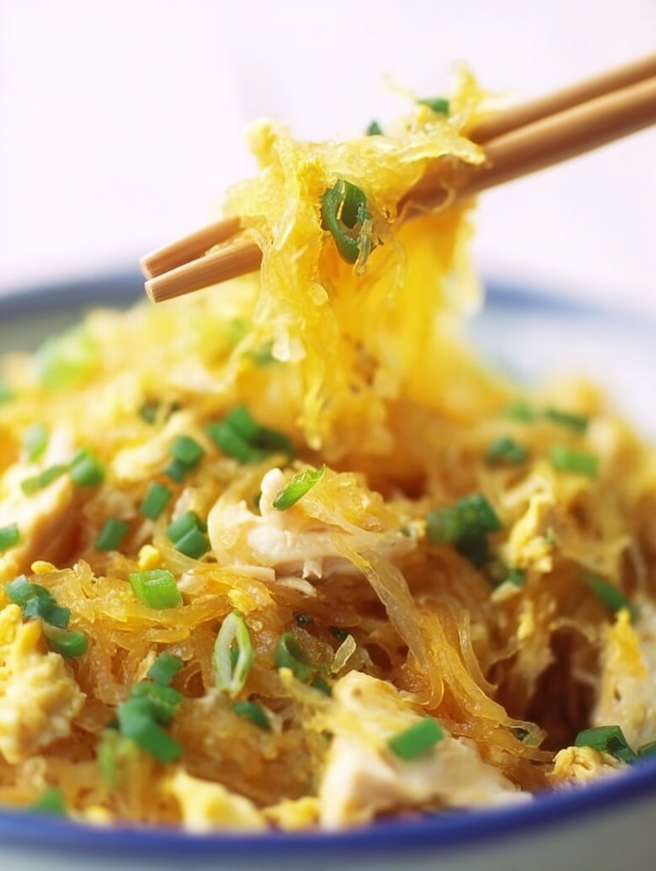 Quick Spaghetti Squash Pad Thai with Chicken image 2