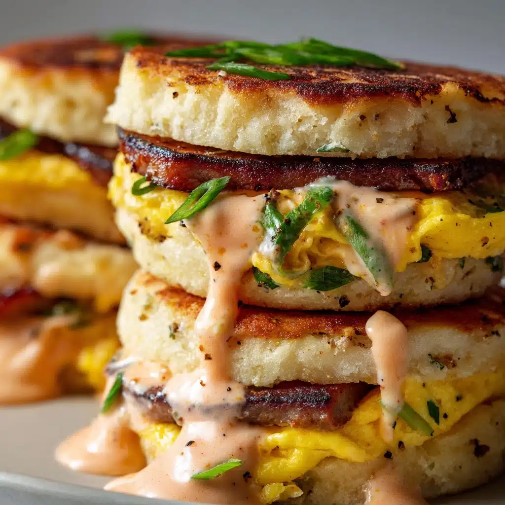 Spicy Chipotle Sausage & Egg Breakfast Stacks image 2