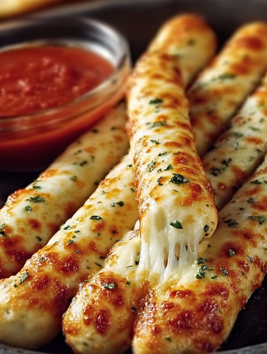 Super Stretchy Cheesy Breadsticks & Marinara image 2