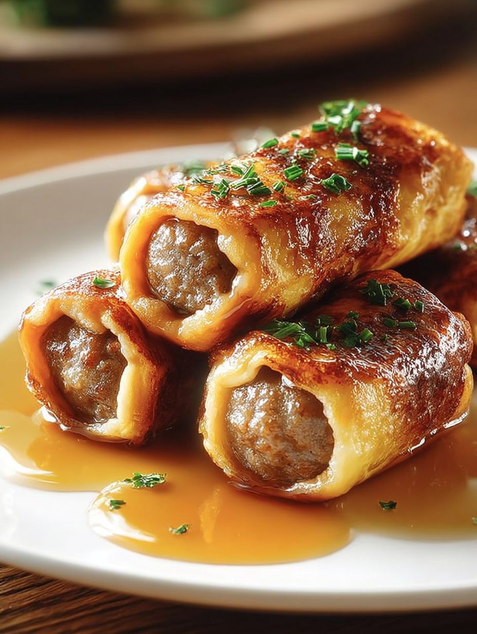 Sweet & Savory Sausage French Toast Roll-Ups image 2