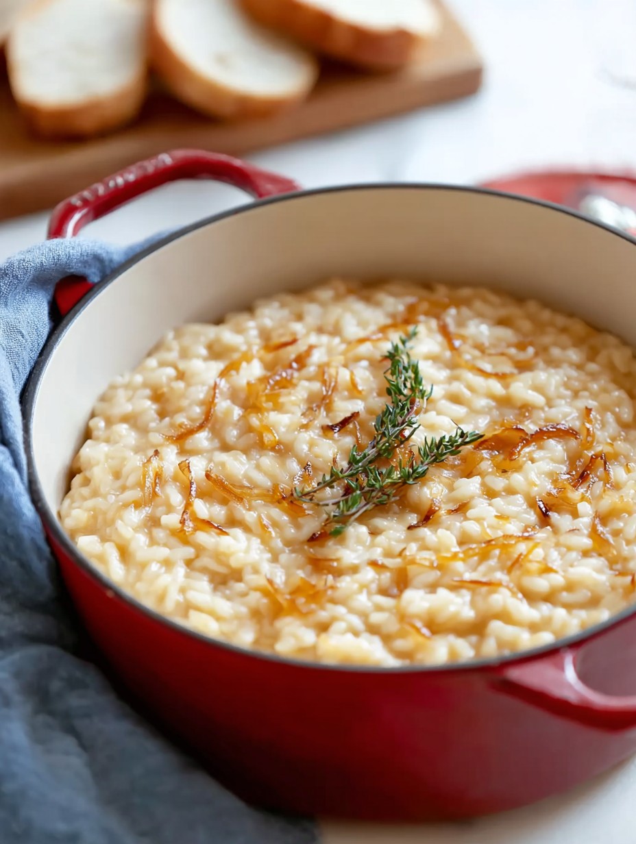 The Dreamiest Caramelized Onion Risotto image 2