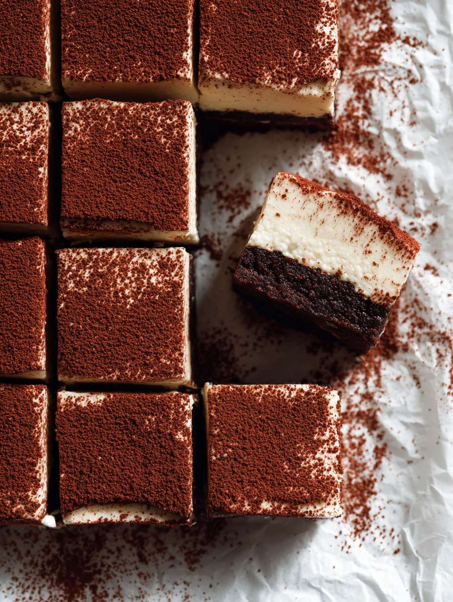 Tiramisu-Inspired Brownie Bars | Delicious Dessert image 2