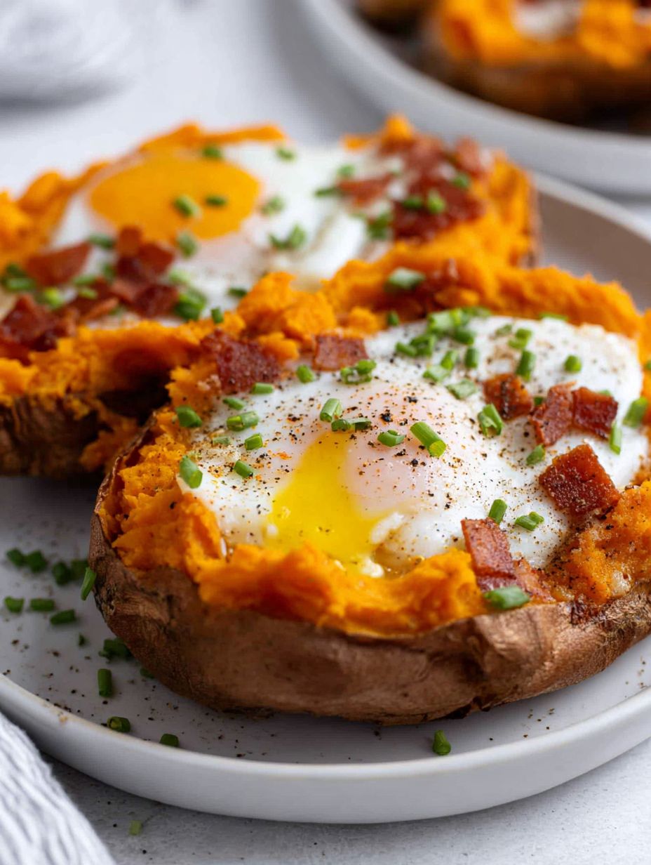 Your New Favorite Breakfast: Baked Sweet Potatoes & Eggs image 2