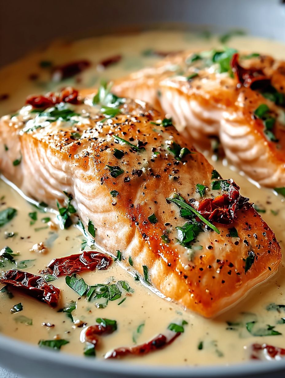 Your New Favorite Creamy Sun-Dried Tomato Salmon image 2