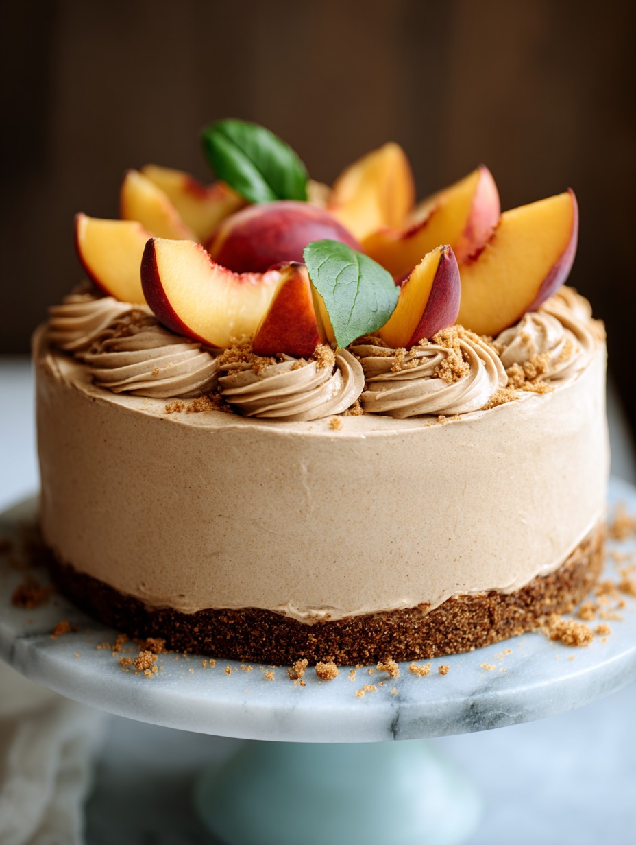 Your New Favorite Peach Brown Sugar Cake image 2