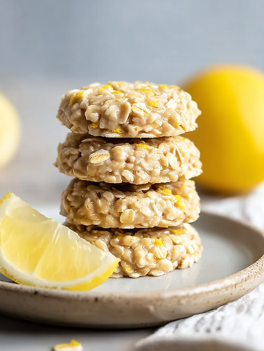 Craving Lemon? Try These No-Bake Oatmeal Cookies! image 2