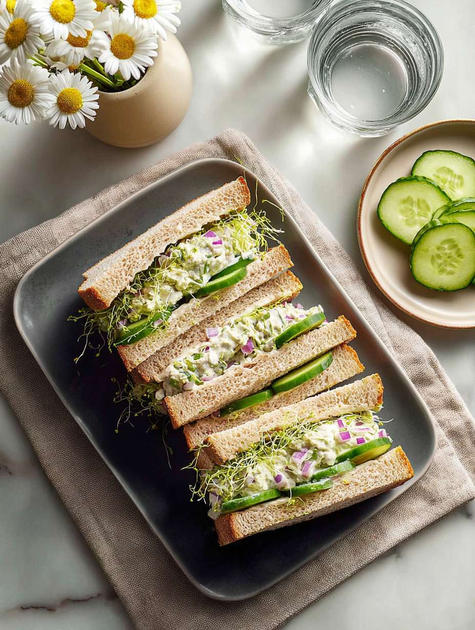 Delicious & Quick Cucumber Dill Sandwiches image 2