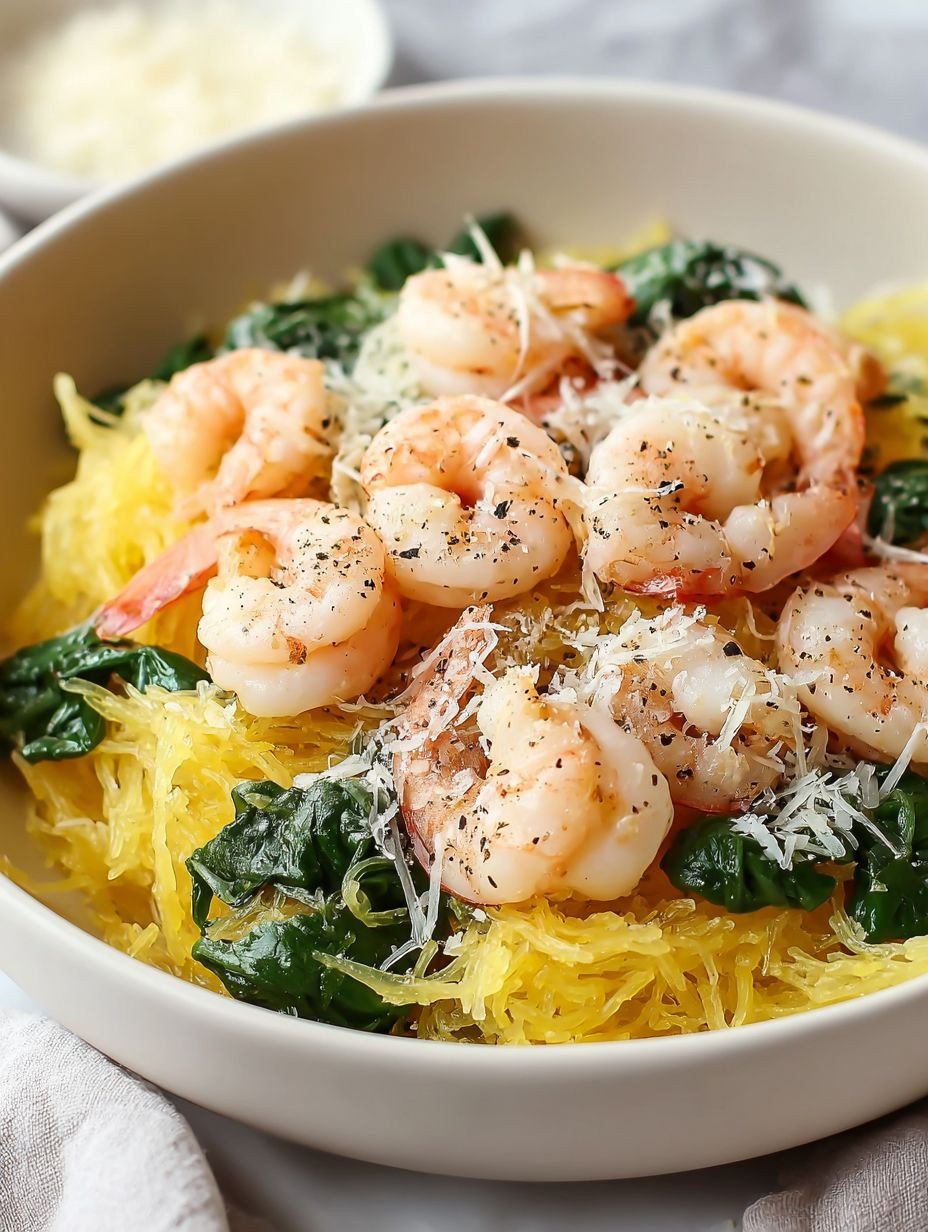 Quick & Healthy Shrimp Spaghetti Squash Dinner image 2