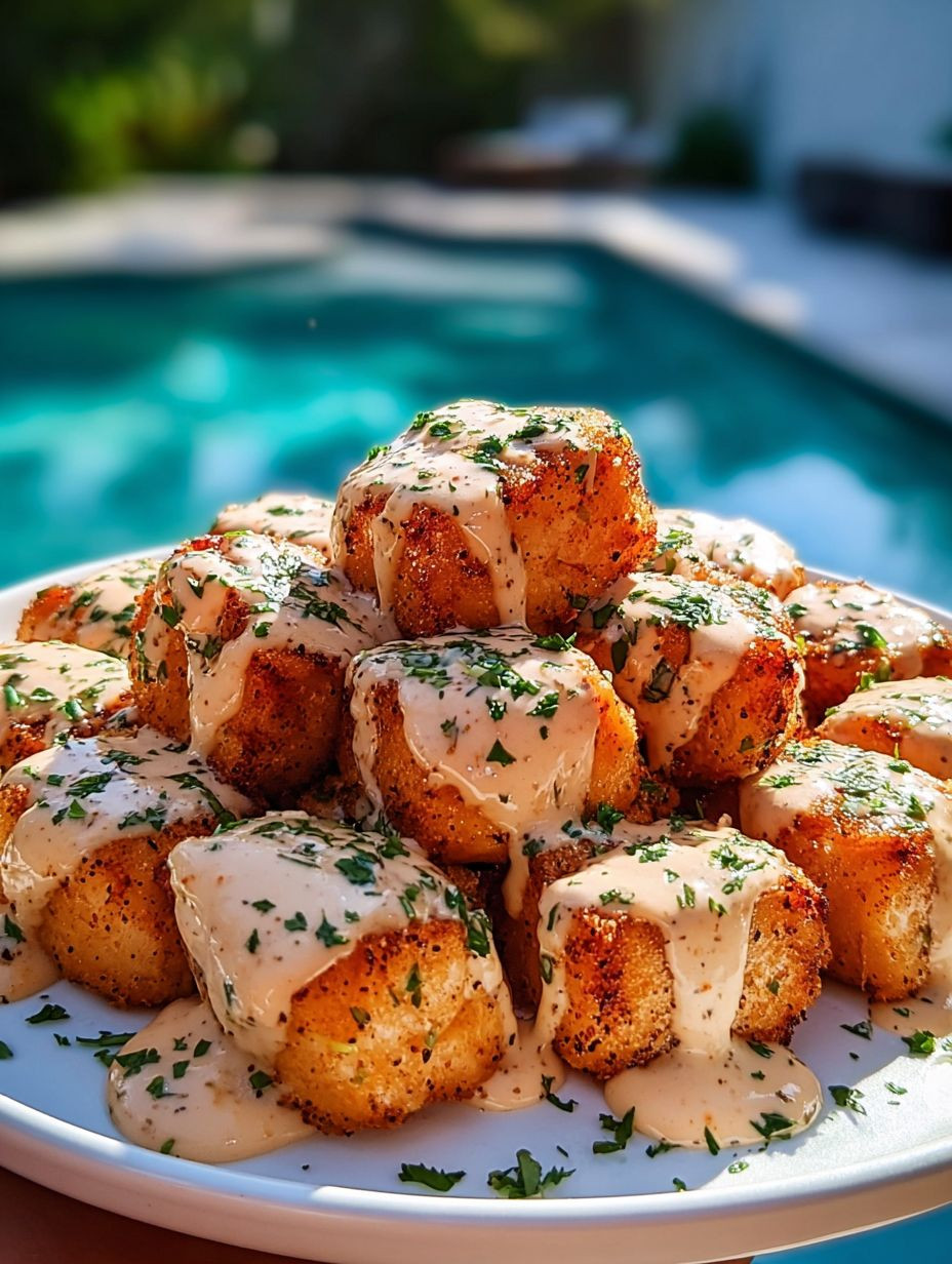 Seriously Crispy Airfryer Bites with Creamy Sauce image 2