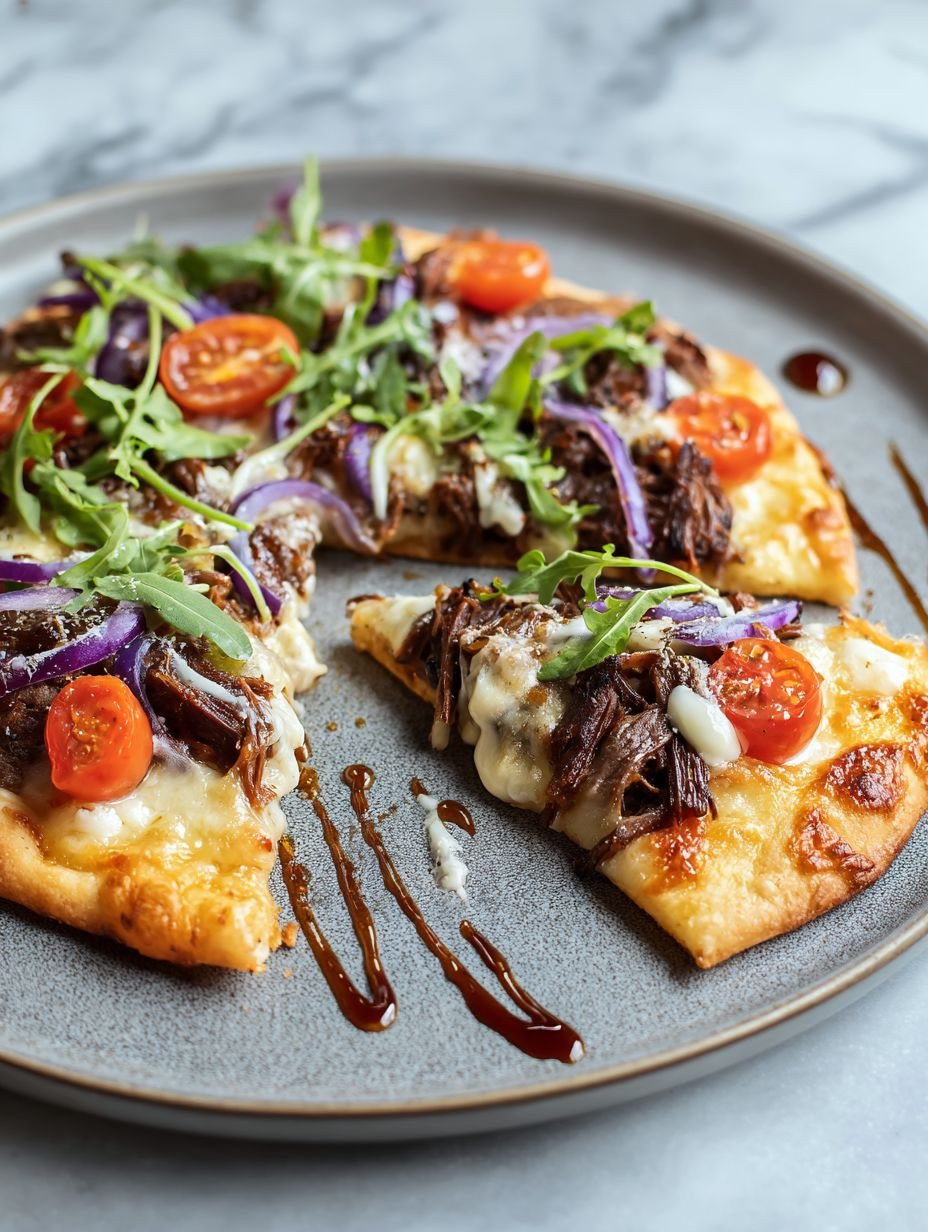 Seriously Delicious Short Rib Pizza with Gouda image 2