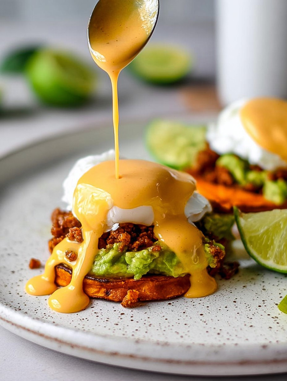 Spicy Mexican Eggs Benedict on Sweet Potato image 2