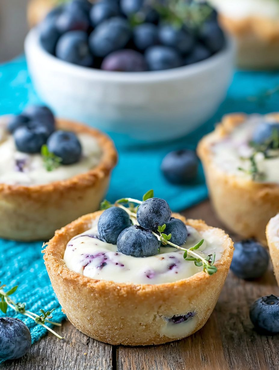 The Creamiest Blueberry Cheesecake Cookie Cups image 2