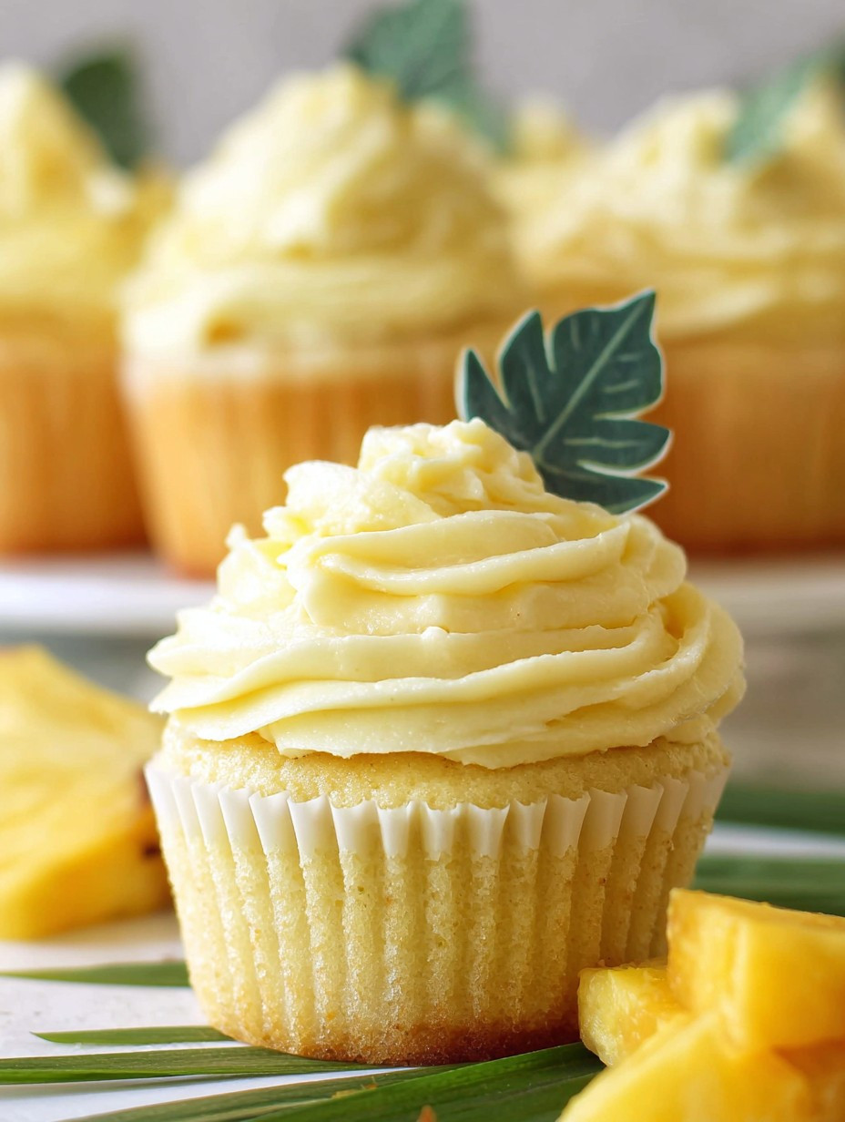 Tropical Dole Whip Cupcakes: Sunshine in Every Bite image 2